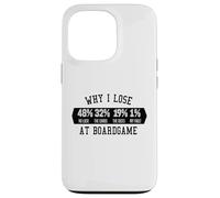 Why I Lose at Boardgame Cartes dés Jeux de société Coque pour iPhone 13 Pro