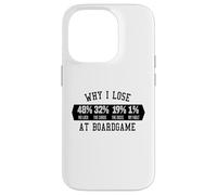Why I Lose at Boardgame Cartes dés Jeux de société Coque pour iPhone 14 Pro