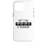 Why I Lose at Boardgame Cartes dés Jeux de société Coque pour iPhone 16 Pro Max