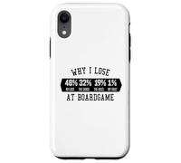 Why I Lose at Boardgame Cartes dés Jeux de société Coque pour iPhone XR