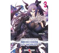 Why nobody remembers my world? - vol. 03 - Kei Sazane - Bamboo Eds - broché - Manga