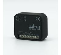 WHY RX MINI 4790310 - Récepteur radio universel - 2 canaux - Multi-fréquence 433/868 MHz - Code fixe & rolling code - Compatible télécommandes et claviers + 1 Porte clés DOMOBIP