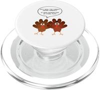 Why Was The Turkey Under Arrest? Funny Thanksgiving Dad Joke PopSockets PopGrip pour MagSafe