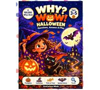 Why? Wow! Halloween for Preschoolers: The Full-Color Illustrated Book with Real Questions, Simple Answers & Hands-On Play About Pumpkins, Costumes, ... Science for Toddlers & Curious Kids Ages 3-5