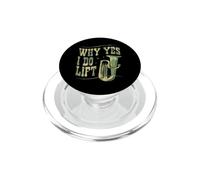 Why Yes I Do Lift Funny Tuba Player Humour PopSockets PopGrip pour MagSafe