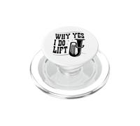 Why Yes I Do Lift Funny Tuba Player Humour PopSockets PopGrip pour MagSafe