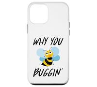 Why You Buggin' - Funny Busy Bee, Save The Bees, Environment Coque pour iPhone 12 Mini