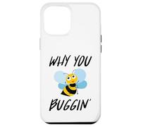 Why You Buggin' - Funny Busy Bee, Save The Bees, Environment Coque pour iPhone 12 Pro Max