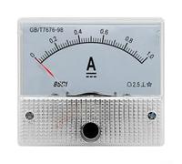 Whychstore Ampèremètre analogique DC 0-1 A 85C1, pour test de circuit automatique, testeur d'ampère de batterie