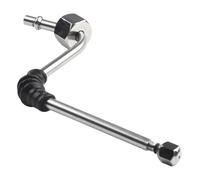 Whychstore Baguette à vapeur pour machine à expresso DeLonghi, bras moussant en acier inoxydable de 6 mm avec coude en caoutchouc, compatible EC680 EC685 ECP35 ECP36