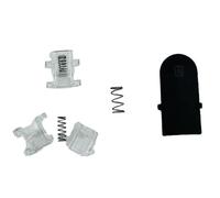 Whychstore Bouton de déverrouillage du couvercle inférieur de la tasse pour aspirateurs T30/R10/G9, pièce de rechange en plastique avec support à ressort et bouton, 1 pièce, noir