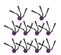 Whychstore Brosse latérale de rechange pour aspirateur robot Eureka E20 et Evo Plus, lot de 4 brosses de nettoyage d'angle en plastique et nylon, brosses à bords faciles à installer et sans poussière