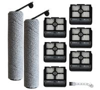 Whychstore Brosse rouleau pour Dreame H12S AE, brosse anti-peluches de rechange avec kit de filtre pour aspirateur humide et sec HHR14A, ensemble d'accessoires de nettoyage
