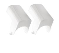 Whychstore Cache de lentille de capot pour Nutone 41000 et Kenmore 8714000100, cache de rechange en plastique blanc, 11,7 x 7,5 cm