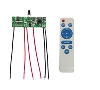 Whychstore Circuit imprimé solaire pour réverbère, entrée 5 V-6 V avec sortie LED 3 V 10 W, compatible avec les batteries au lithium 3,2 V LiFePO4 et 3,7 V, télécommande incluse