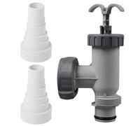 Whychstore Grande valve à piston de piscine, kit de tuyau de filtre 4550, assemblage de valve de piscine pour systèmes de filtration de piscine, conversion de tuyau de 40 mm à 3,8 cm