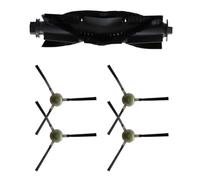 Whychstore Kit brosse principale et brosses latérales pour aspirateur robot Lefant U180, M1, M2 Pro, M2 Plus, LS1, N3, OKP K8 & K7, nylon + plastique, 1 rouleau + 4 brosses latérales