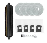 Whychstore Kit d'accessoires de rechange pour Dreame & Mova, brosse anti-nœuds, serpillères et sacs à poussière, pour séries X40/X30/L30/L20/P10/S10