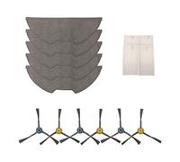 Whychstore Kit de balai à brosse latérale, compatible avec aspirateur robot M9 Eureka NERE10s E10S Obode A8, 6 brosses, 4 filtres, 5 serpillères