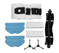 Whychstore Kit de filtre à brosse principale pour Tapo RVA100 RV10 RV30 Plus, comprend des serpillères, des sacs de brosses latérales, des pièces de rechange en microfibre de nylon
