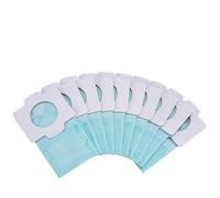 Whychstore Lot de 10 sacs à poussière de rechange pour aspirateurs sans fil, bleu clair, compatibles avec Makita DCL182Z/DCL140Z/BCL180Z/CL100DZ Series