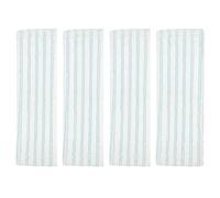 Whychstore Lot de 2 housses de balai pour Leifheit P-rofi XL Cotton Plus, tampon de rechange lavable en microfibre avec poils absorbants pour sols durs, turquoise