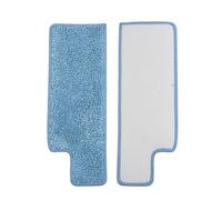 Whychstore Lot de 2 serpillères de rechange pour aspirateur robot Hobot Legee 7, doux et réutilisables en microfibre avec haute absorption, pour le nettoyage de tapis et sols durs