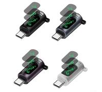 Whychstore Lot de 4 adaptateurs USB C 240 W prenant en charge la vidéo 8K60Hz et le transfert de données 80 Gbit/s pour une compatibilité ultime des appareils