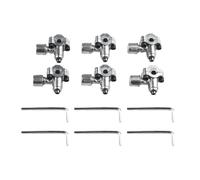 Whychstore Lot de 6 valves de perçage en forme de balle - Outil de robinet en cuivre pour CVC - Remplace AP4502525 BPV31D GPV14 GPV31