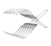 Whychstore Pince de coupe à rôtir en acier avec sept maniques, diviseur pour tranches de viande, pinces pour couper légumes, fruits, pain, bœuf, 1443C3D0N407GRW8VP7NU