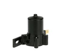 Whychstore Pompe de lave-glace 12 V de rechange pour modèles de voiture universels, pompe de nettoyage noire durable pour un entretien efficace du pare-brise, unité unique