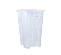 Whychstore Pots à orchidées en plastique transparent pour une croissance saine des racines, tailles assorties, design respirant (12 cm)