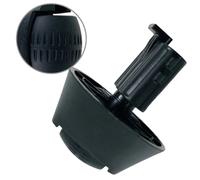 Whychstore Roue de rechange pour aspirateur robot DREAME Matrix 10 Ultra, assemblage de roulettes avant, plastique, noir, 1 pièce, glisse lisse sur bois dur, carrelage, moquette