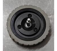 Whychstore Roulette de roue motrice, pneu de secours antidérapant solide pour aspirateur robot Deebot DT85G, pièce de rechange noire