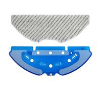 Whychstore Support de balai avec chiffon en microfibre, compatible avec les aspirateurs robotiques Polaris PVCR 5001 et IQ Home 6001, fixation sûre pour un rangement efficace