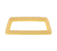 Whychstore Tête de brosse de rechange pour Karcher SC1-5 Series, poils amovibles en nylon haute température pour nettoyeur vapeur, noir et transparent, 15,6 x 6 cm