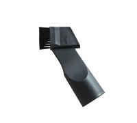 Whychstore Tête de brosse plate d'aspiration 2 en 1 pour aspirateurs, diamètre intérieur 35 mm, outil de nettoyage universel noir pour claviers, bureaux, canapés et voitures