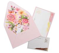 WHYCNJL 1 Pièce Carte Pop-Up avec Enveloppes Chat dans le Buisson Fleurs, Carte pour Anniversaire, Carte de Rentrée Scolaire, Cartes de Vœux de Thanksgiving pour Famille, Amis et Professeurs