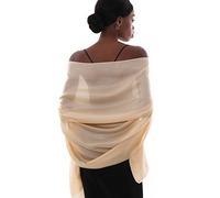 WHYCNJL 1 Pièce Etole Femme Chic Mariage écharpes Légères élégantes Foulards Cérémoniels étoles Pour la Vie Quotidienne Voyages Mariages Fêtes Demoiselles d'honneur Bal
