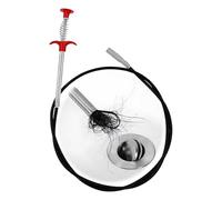 WHYCNJL 1 Pièce Pince à Griffes Flexible 90cm,Acier Inoxydable Outil de Ramassage Flexible à Griffe,pour Saisir les Cheveux, les Déchets Toilettes,pour évier de Cuisine, Salle de Bain, Toilettes