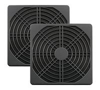 WHYHKJ Lot de 2 filtres anti-poussière 3 en 1 en plastique noir pour ventilateur d'ordinateur 120 mm