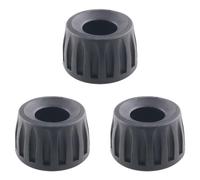 WHYHKJ Lot de 3 pieds de trépied en caoutchouc (15 mm) antidérapants pour appareil photo offrant une stabilité pour la prise de vue en intérieur et en extérieur, noir