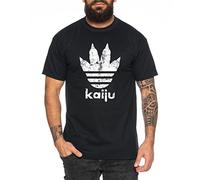 WhyKiki Adi Kaiju T-Shirt pour Homme Gojira Godzilla Japan Nippon Kaiju Kanji Tokyo, Farbe2:Schwarz;Größe2:L