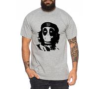 WhyKiki Che Pool T-Shirt pour Homme Dead Comic Hero Viva la Revolution, Farbe2:Dunkelgrau Meliert;Größe2:M