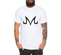 WhyKiki Majin Sign from Boo Dragonball Hommes T-Shirt Nerd en différentes Couleurs, Colour:Weiss;Größe2:Medium