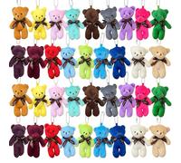 Whyzsjnclg 36pcs Mini-Ours en Peluche, 4,7 x 2,8 Pouces pour Artisan