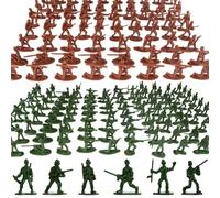Whyzsjnclg Army Men, 200 pièces en Plastique pour Hommes de l'armée, 12 modèles, Jouets Mixtes, Soldats, Jeu imaginatif, Figurines d'action pour Enfants à partir de 3 Ans, Plastique
