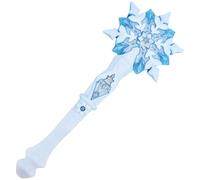 Whyzsjnclg Baguette de Flocon de Neige, Baguette Lumineuse, Princesses LED Flocon Neige 12, 6 Pouces bâton Lumineux pour Ice Park Party Cosplay, Bleu, sans Batterie, Baguettes Lumineuses