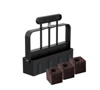 Whyzsjnclg Bloqueur de Sol pour démarrage de graines, 2 Pouces, avec poignée Confortable, 4 cellules, pour Utilisation intérieure et extérieure