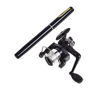 Whyzsjnclg Canne à pêche avec Moulinet, 2 pièces, Mini pôle, Roue rotative pour l'extérieur